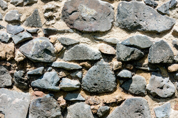 Eine Natursteinwand