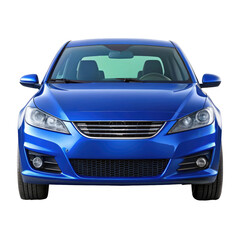 car isolated on transparent white background, clipping path