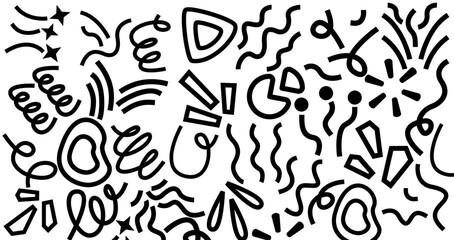 Obraz premium black and white seamless pattern