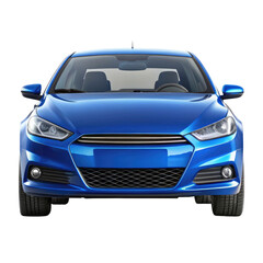 car isolated on transparent white background, clipping path