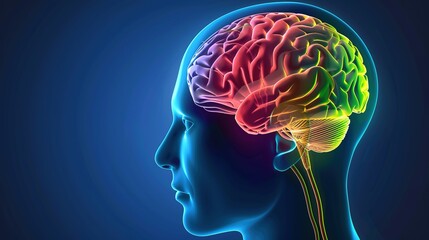 Obraz premium Intricate Enigmas: High - Definition Human Brain Images – Convoluted Cortical Folds, Neuronal Network Trails, Glistening Cerebrospinal Fluid Pathways, and Meticulous Lobular Details in Medical - Grade