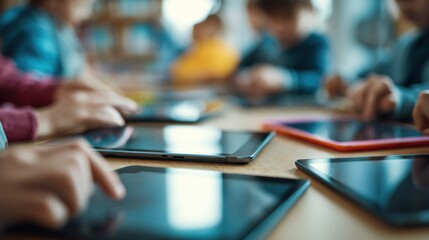 Educational technology aids slow learning by providing customizable pacing and personalized support.
