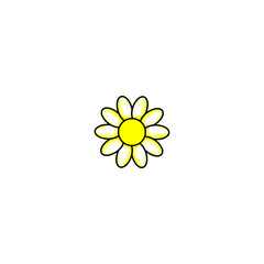 Gift pattern, mixed flowers, daisy, yellow flowers, pink flowers, blue flowers, black and white flower pictures