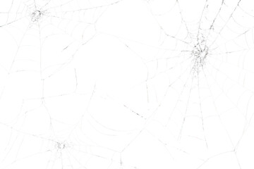 Obraz premium PNG Spider webs on a black background halloween design atmosphere.