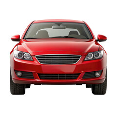 car isolated on transparent white background, clipping path