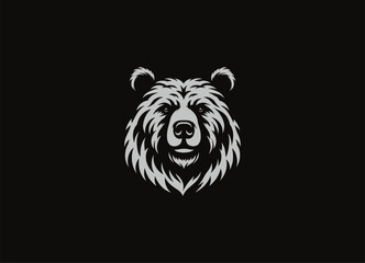  Stylized Bear Head Logo Design
