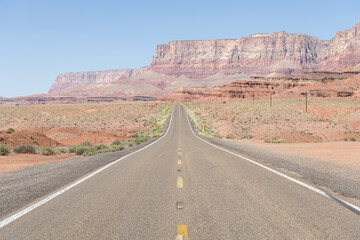 Vermilion Cliffs National Monument from the Lees Ferry Road,  Coconino County, Arizona, USA