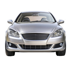 car isolated on transparent white background, clipping path