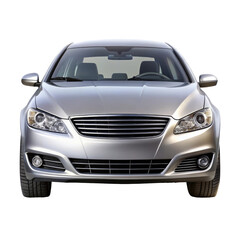 car isolated on transparent white background, clipping path