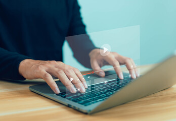 People using internet technology, using internet to connect with media, video chat, do business,...