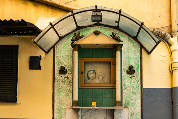 Votive Chapel in the Quartieri Spagnoli, old district of Naples