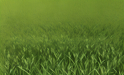 Obraz premium Green grass close up texture ecology