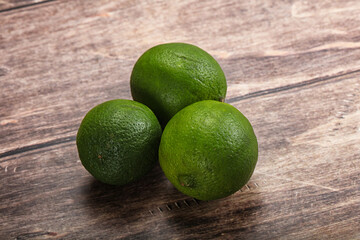 Green sour tropical Lime fruit