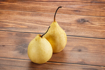 Yellow ripe sweet Chinese pear
