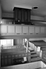 interior of St Stephen's Church, Fylingdales. North Yorkshire 