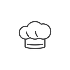 Chef hat line icon