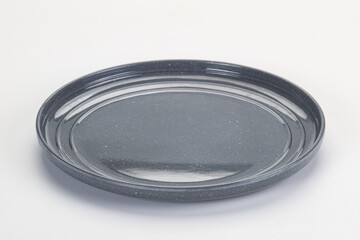 Empty clean color plate dishware