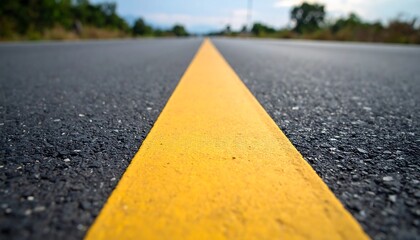 Roadway center line