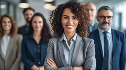 Fototapeta premium portrait of a business team