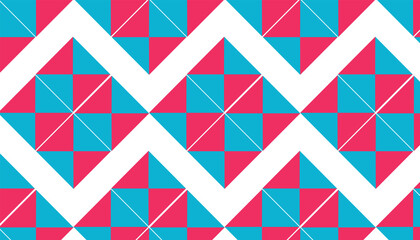 Seamless Geometric Pattern – Abstract Repeating Vector Background for Fabric, Web, and Print Design