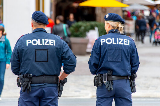 Police Force Patrolling in Austria