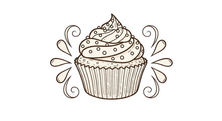 Isolated Cupcake