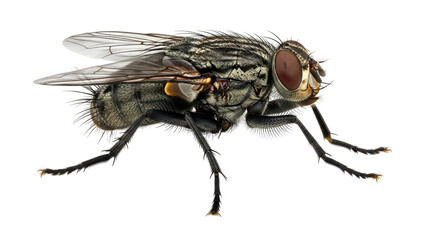 Isolated Fly Insect