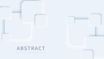 Neumorphism abstract vector background for wallpaper, cover, poster or banner