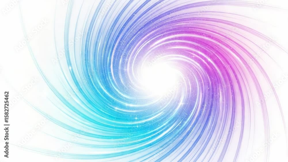 Aufkleber a mesmerizing spiral of light and color creates an abstract background with a sense of motion and en