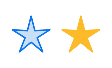 Star Icon vector illustration. rating sign and symbol. favourite star icon