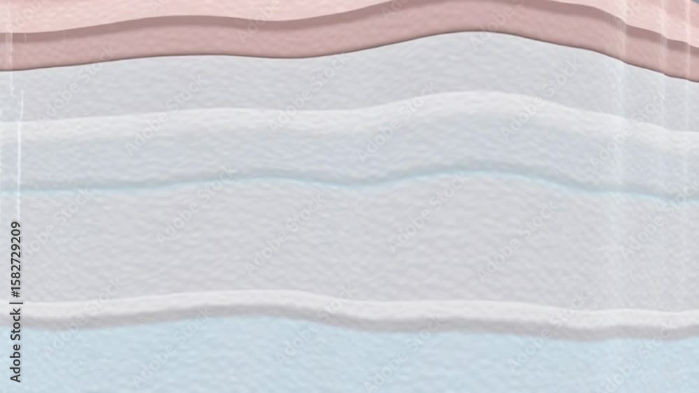 Poster animation. abstract illustration featuring layered textures in soft pastel colors, showcasing smooth