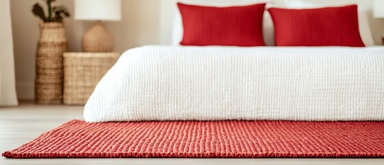 Functional dorm rug setup with anti-slip features and cozy textures