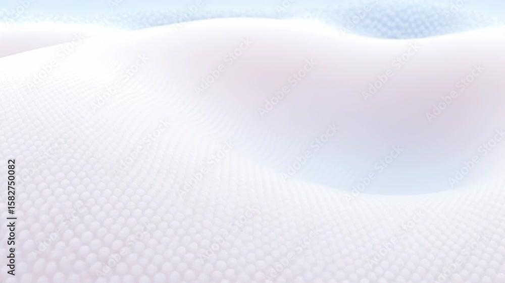Poster animation. abstract illustration featuring numerous translucent bubbles floating above a soft gradie