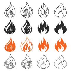 Fire Icon Set