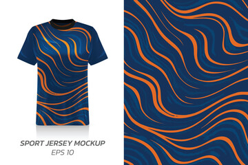 Specification Soccer Sport mockup , Esports Gaming T Shirt Jersey template. mock up uniform . Vector Illustration design