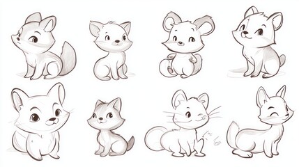 Obraz premium animal drawing for kids