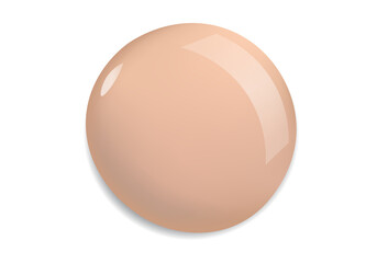 Realistic cosmetic serum drop texture of liquid drops serum gel or collagen skin care