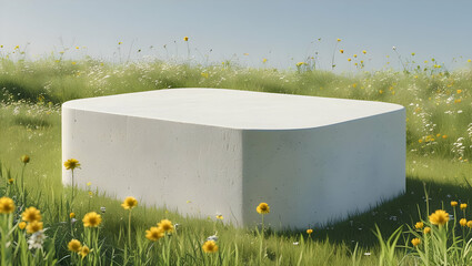 green grass in a field