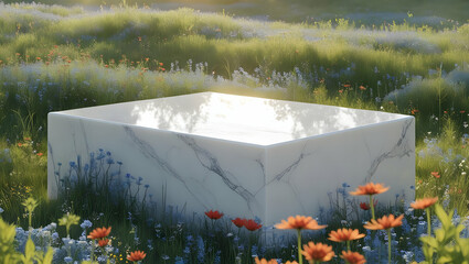 flowers in the grass
