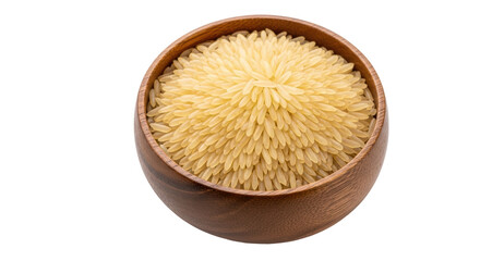 Isolated Bowl of Orzo Pasta