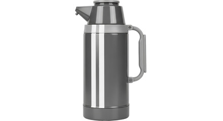 Isolated Gray Thermos