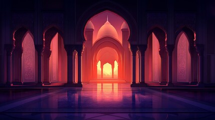 An ornate, mystical archway