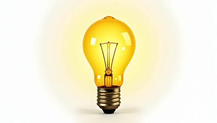 Luminous Futuristic Techscape A light bulb crafted from glow tape, styled in a taped glow design, presented in glow tape view view on a white background (2)