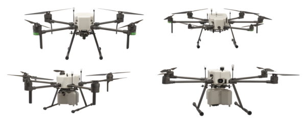 Photo-Realistic Professional Isolated quadcopter drone for soil hea versatile design element, digital artwork, ideal for marketing materials and presentations, content creation