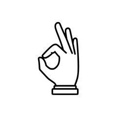 Obraz premium hand sign icon