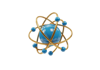 Isolated Atomic Nucleus Structure with Orbiting Electrons