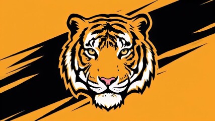 International Tiger Day 29 July Majestic Tiger Head Dynamic Graphic Design