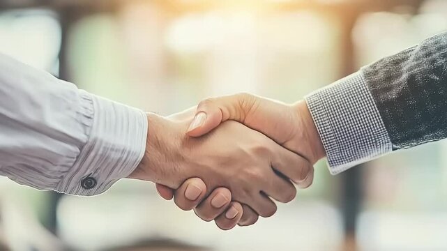Business handshake
