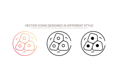Cells icon design with white background stock illustration