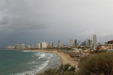 Tel Aviv Coastline and Cityscape